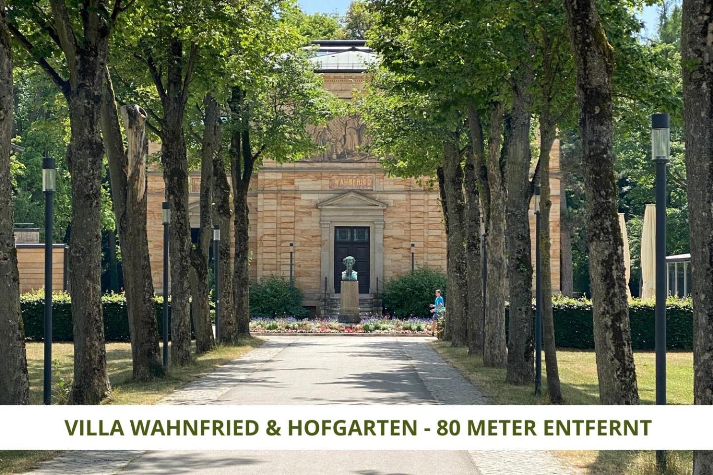 Apartment Wahnfried No5 - Zentrales Cityapartment Kueche Mit Duschbad - 300M Zur Fussgaengerzone 拜罗伊特 外观 照片